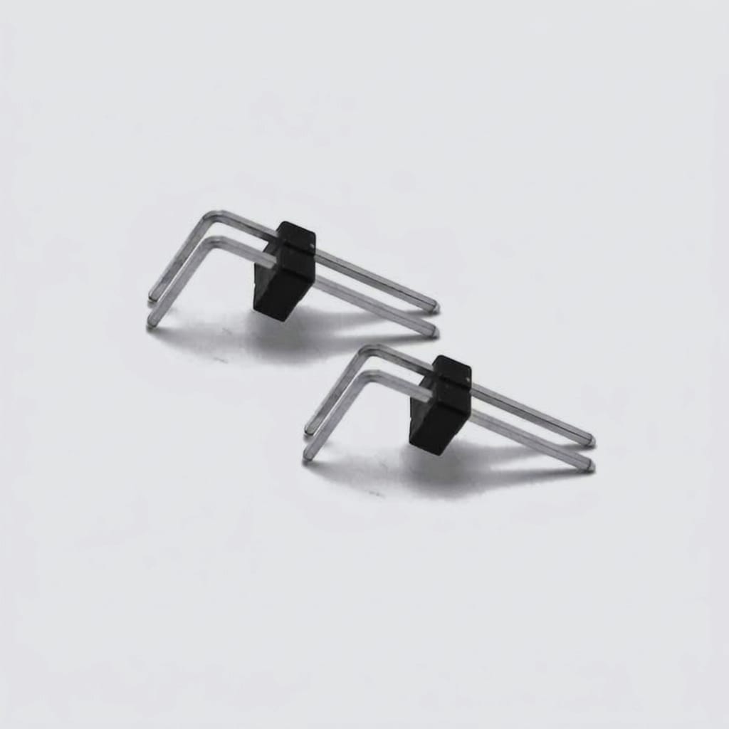 KR2552 Series 2.54mm Pitch SA3F 2Pin DIP Type Right Angle Header Wire to Board Connector