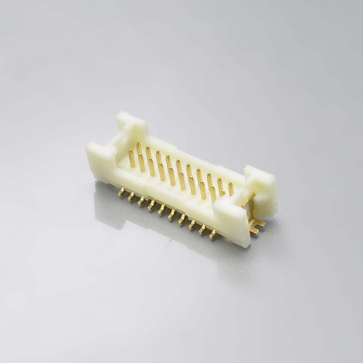 Figure 5 — KR1256 SMT dual-row straight wafer: the dual-row option, 2×5 to 2×20 positions