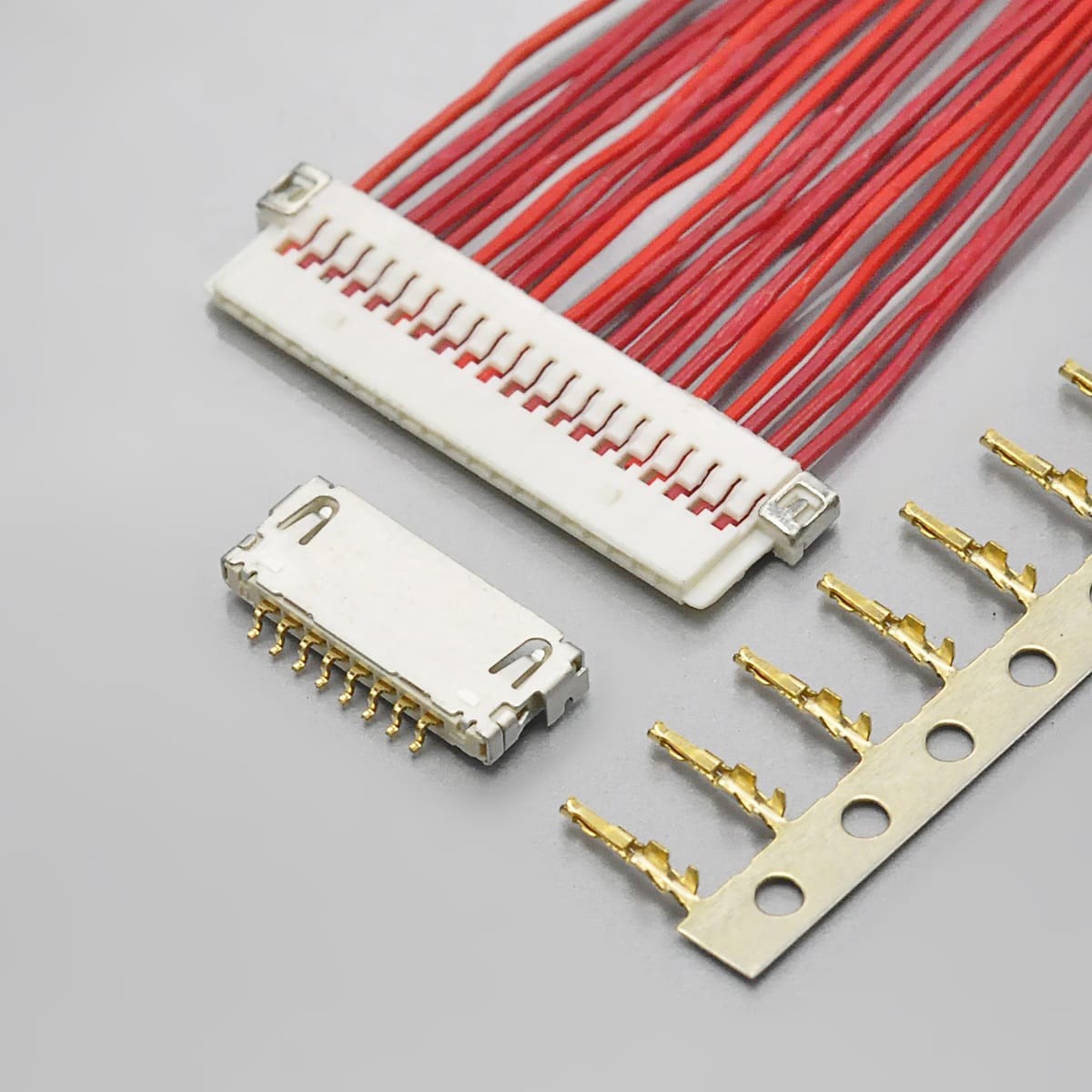 Figure 1 — KONNRA KR1002 series: 1.0mm pitch connector for the Hirose DF19 interface