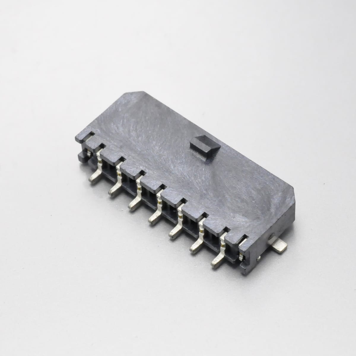 KONNRA KR3000 series SMT single row right angle wafer with solder tab, 3.00mm reflow header