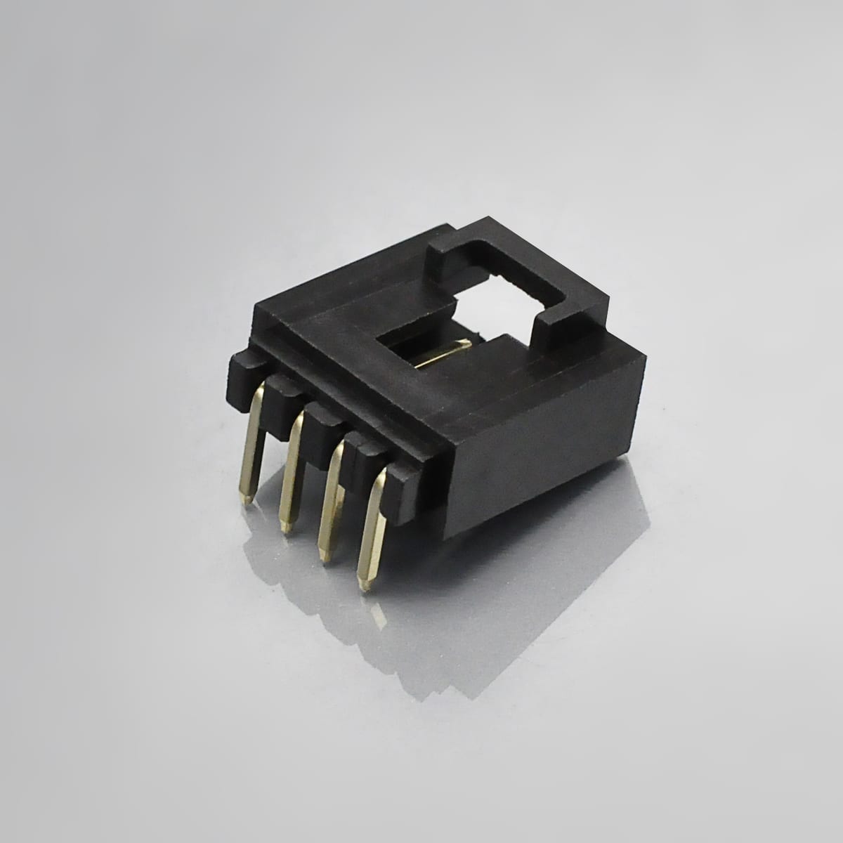 KONNRA KR2541 series right-angle DIP type wafer, 2.54mm through-hole header