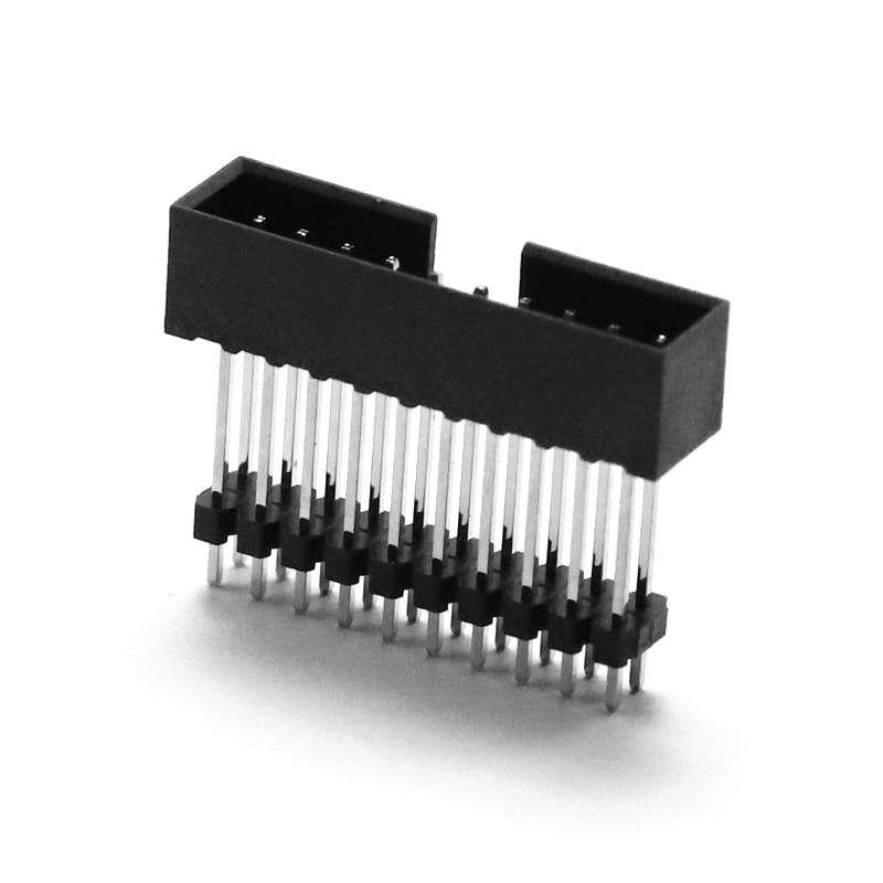 KR2013 Series Dual Row DIP Straight Pin header + Box Header Connector (3/4)