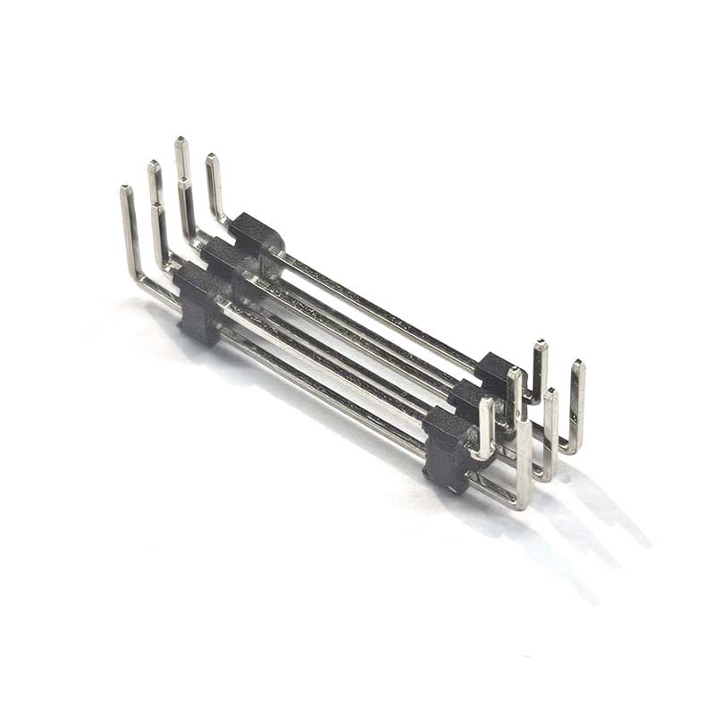 KR2028 Series Dual Row DIP Right Angle U Type Pin Header H=14.5 (3/4)