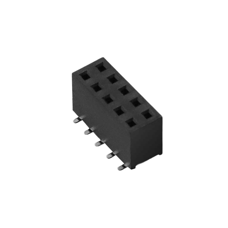 KR2542 Series Dual Row SMT Straight Female Header H=7.1 (2/4)