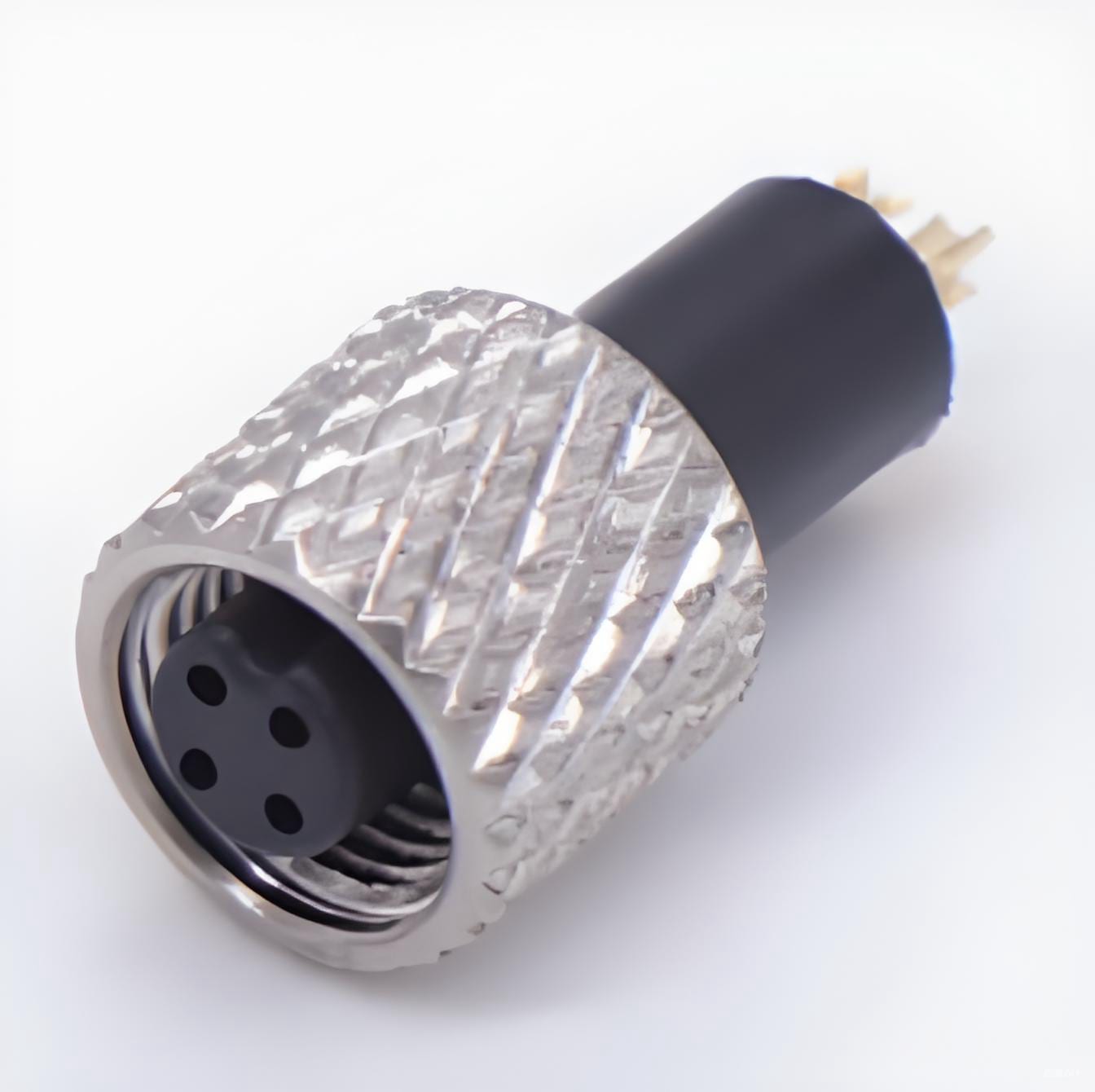 M5 connector-M5A1 Ordinary mesh rubber-coated female plug