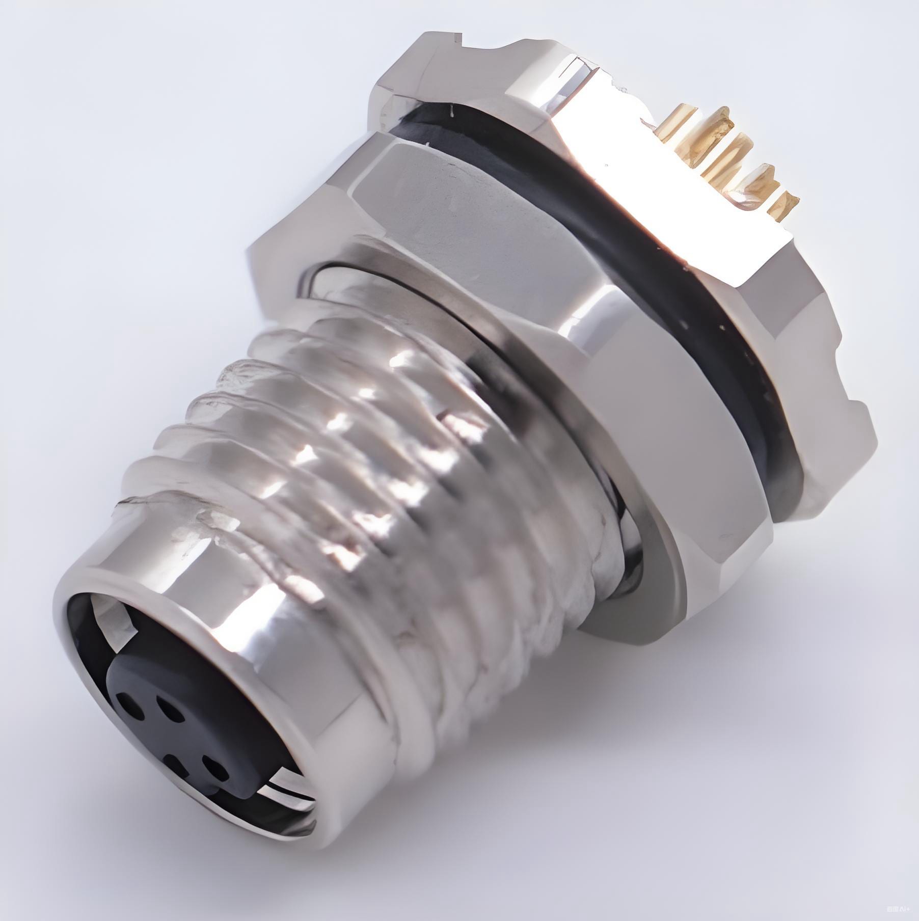 M5 connector-M5F0 Front lock socket female (soldered)