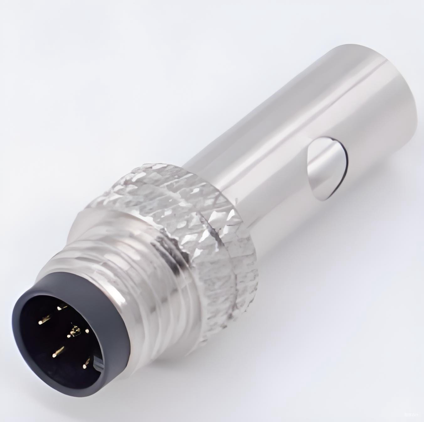 M8 connector-M8B1 fully shielded rubber-coated male plug