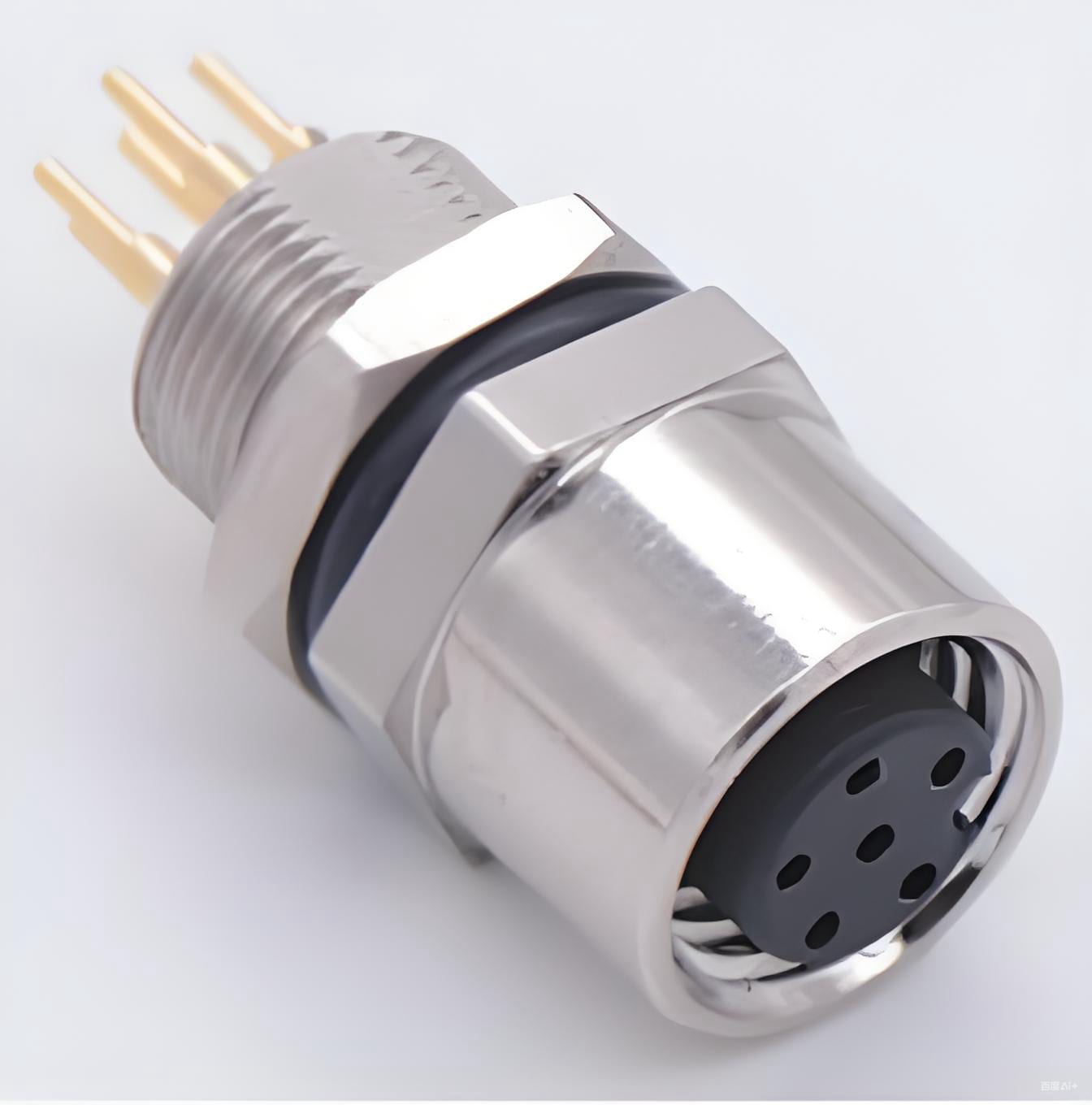 M8 connector-M8E0 Rear lock socket female (PCB)