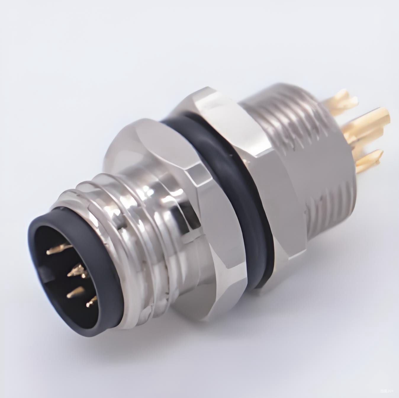 M8 connector-M8E6 Rear lock socket short male (soldering)