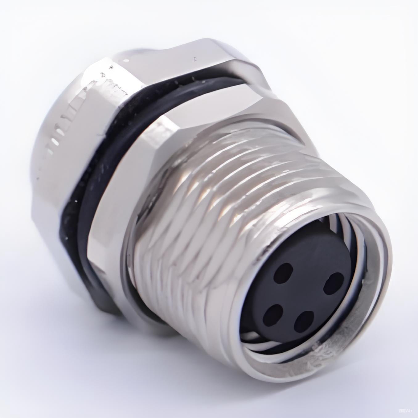 M8 connector-M8F6 Front lock socket short female (soldered)