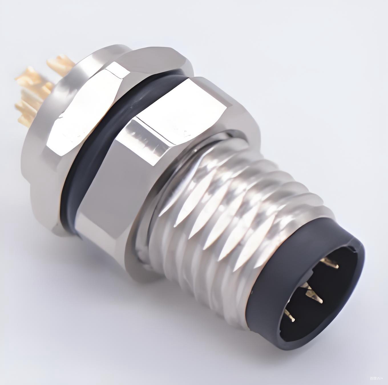 M8 connector-M8F6 Front lock socket short male (soldered)