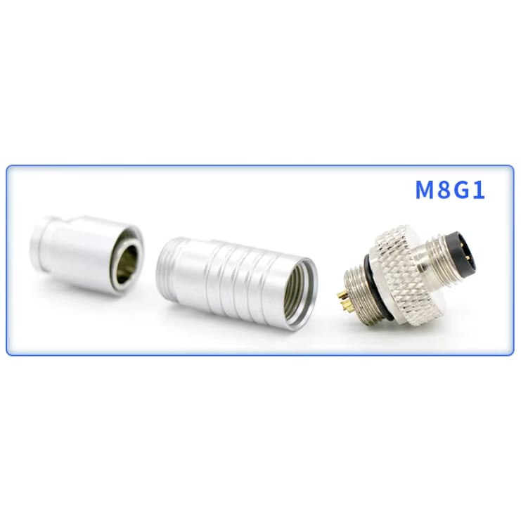 M8 connector-M8G1 Metal assembly welding wire mesh femal plug (2/2)