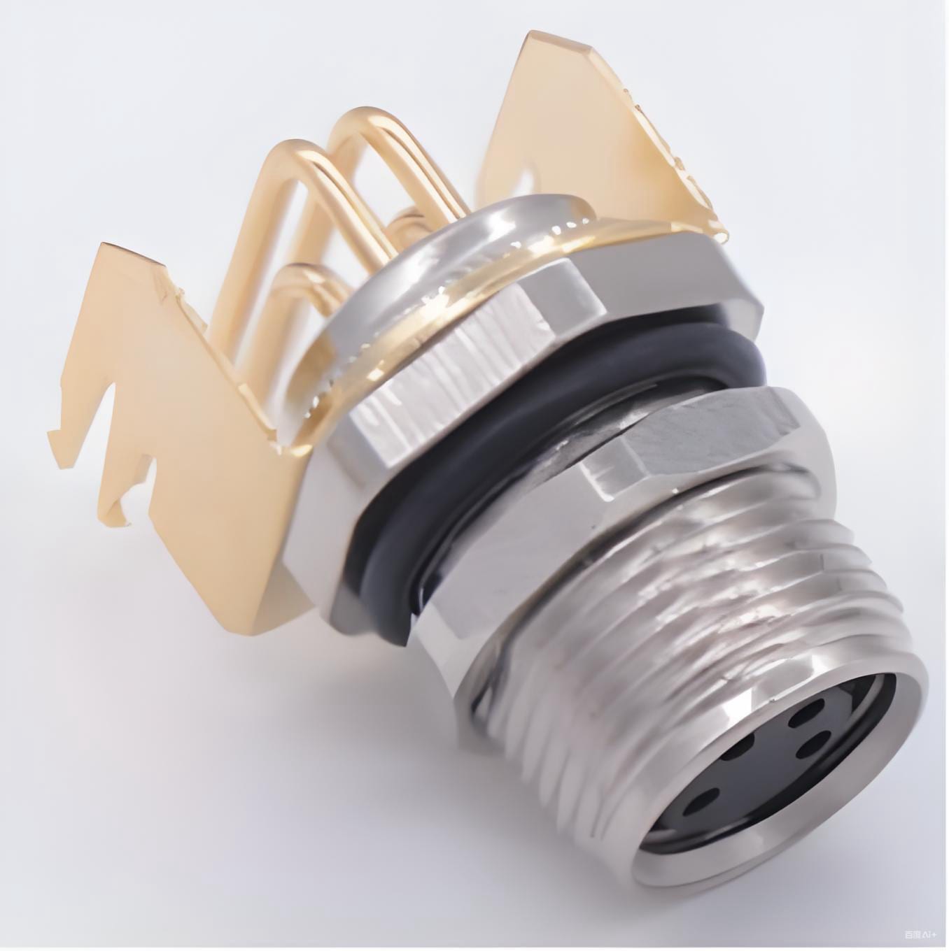 M8 connector-M8H4 male Plug-in type angled female socket (PCB)