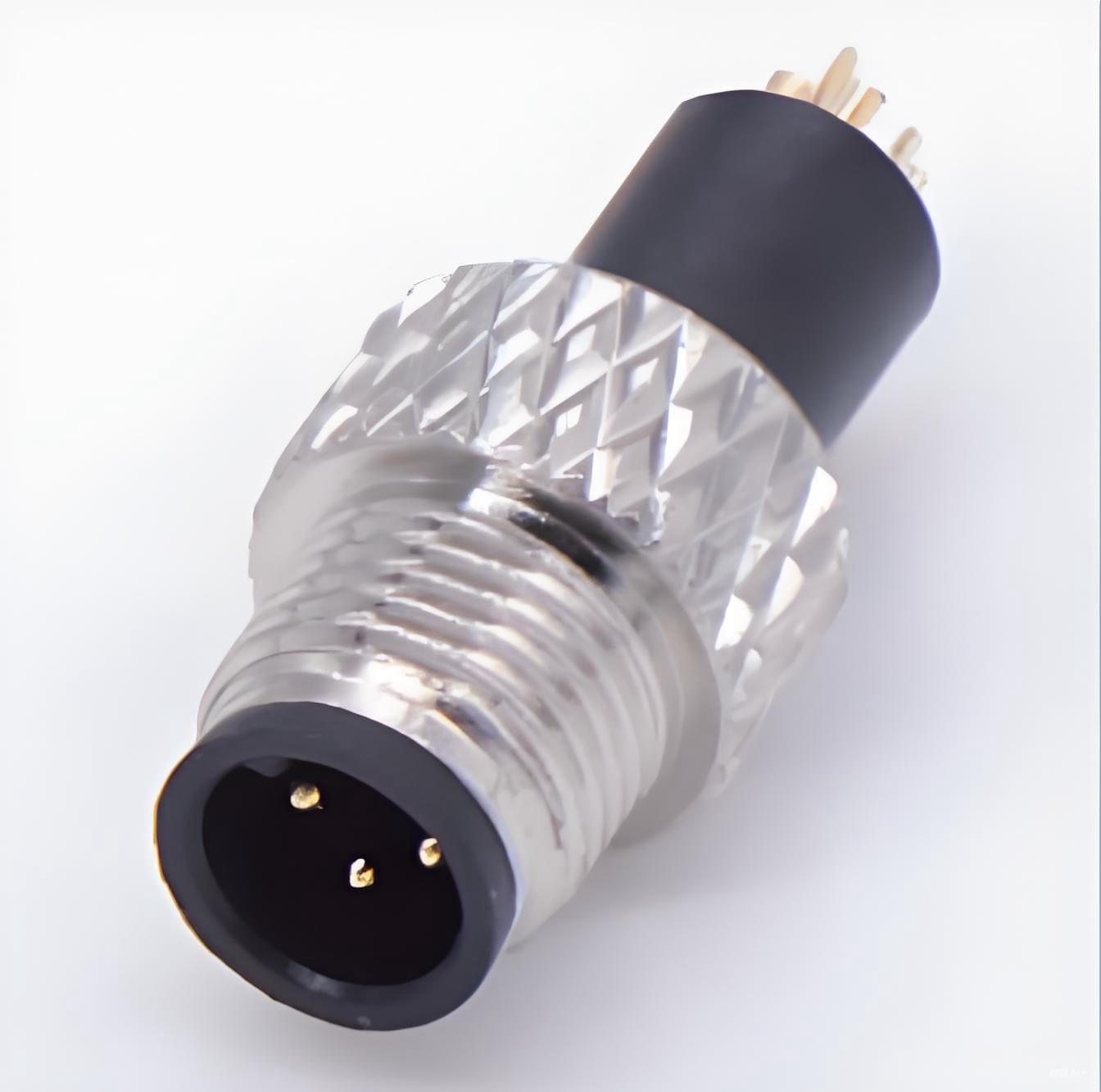 M5 connector-M5A1 Ordinary textured rubber-coated male plug