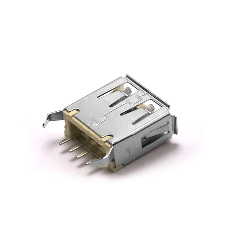 U02S0006B Series USB2.0 A Type 4 Pin AF DIP Straight Female Curved Feet Connector (5/5)