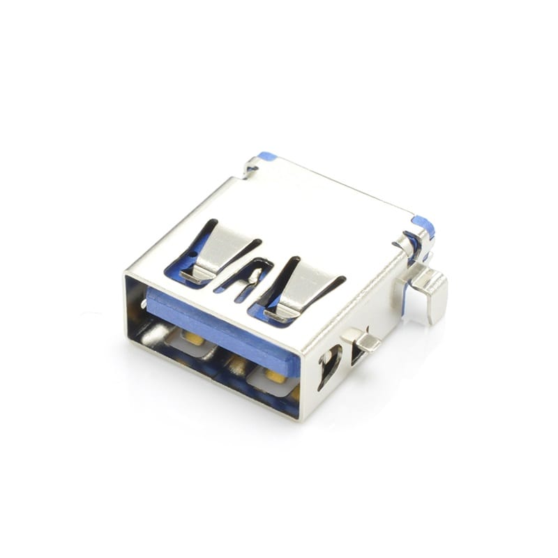 U03S0002B Series USB3.0 A Type AF SMT Right Angle Female Connector