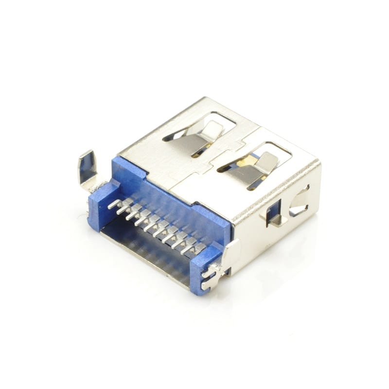 U03S0002B Series USB3.0 A Type AF SMT Right Angle Female Connector (3/5)