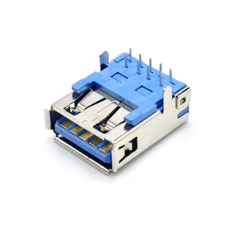 U03S0005B Series USB 3.0 A Type 9 Pin Female Connector