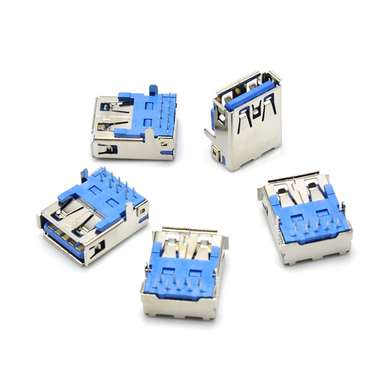 U03S0005B Series USB 3.0 A Type 9 Pin Female Connector (2/6)