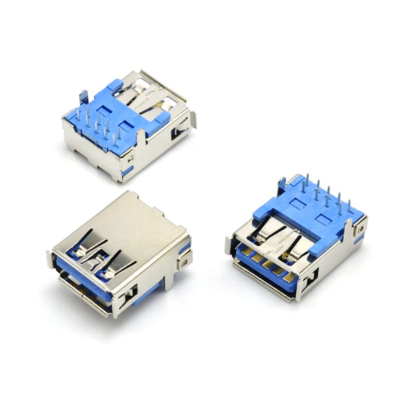 U03S0005B Series USB 3.0 A Type 9 Pin Female Connector (3/6)