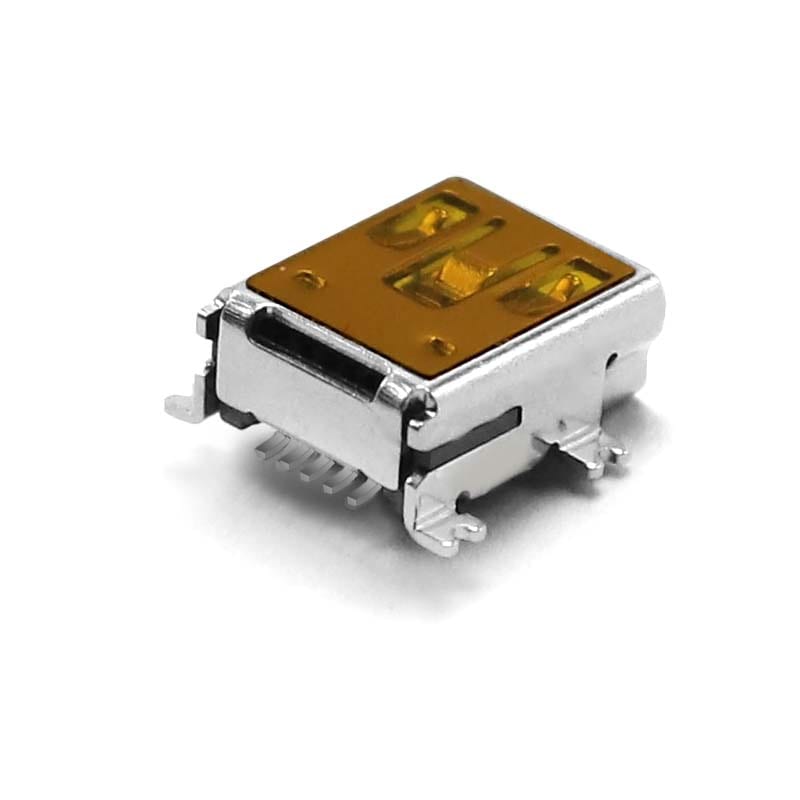 U05S0002R Series Mini USB Type B SMT Female Socket USB Connector with Post (2/5)