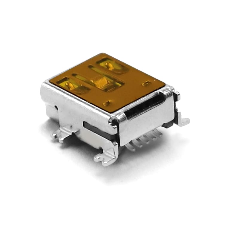 U05S0002R Series Mini USB Type B SMT Female Socket USB Connector with Post (3/5)