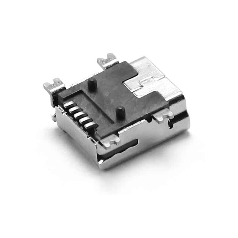 U05S0002R Series Mini USB Type B SMT Female Socket USB Connector with Post (5/5)