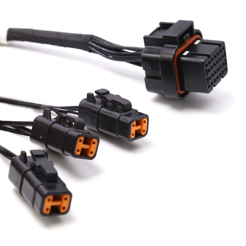 XSC10014039 Series 3-1437290-8 to DTM06-4S-E004*5 Wiring Harness for Containerized Energy Storage (2/4)